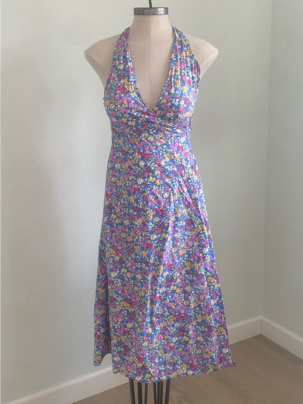 Billabong Floral Halter Midi Dress